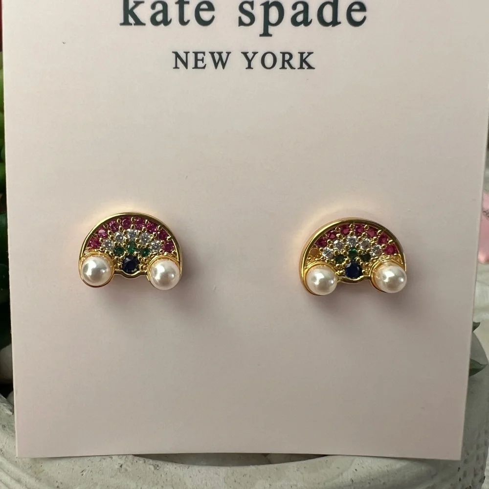 Kate Spade Wishes Rainbow Stud Earrings